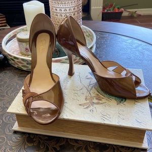 Cole Haan patent and suede heels